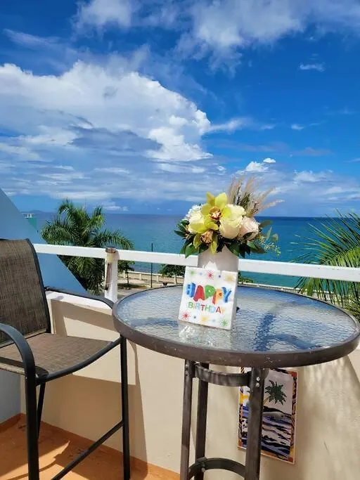 Summer All Year! Oceanfront With Pool A/C Aguadilla