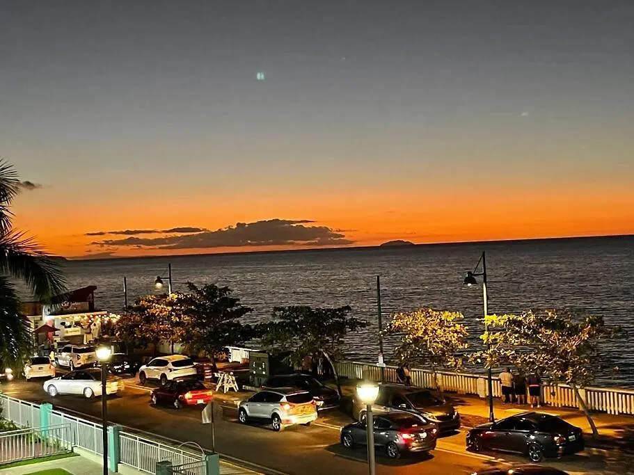 Summer All Year! Oceanfront With Pool A/C Aguadilla Apartment